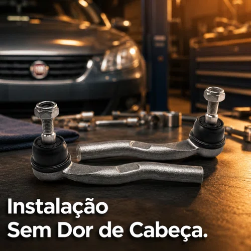 Par Terminal De Direção Fiorino Siena Mobi Palio Uno Strada
