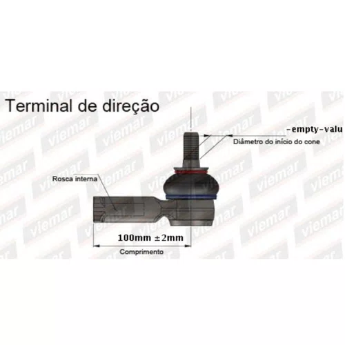 Par Terminal De Direção Para Ram 1500 Classic 2022 A 2024