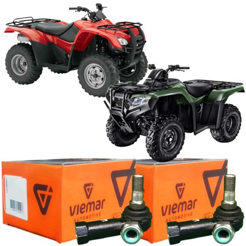  Par Terminal Direção Externo Viemar Honda Fourtrax Trx 420