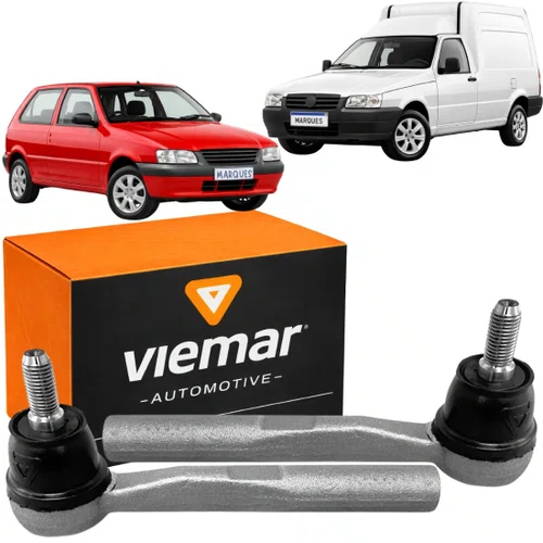 Par Terminal Direção Fiat Uno 1992/ 2013 Fiorino 1992/2013