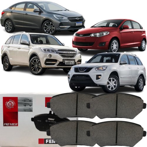 Pastilha De Freio Dianteira Cerâmica Ferodo Hqf2481ac