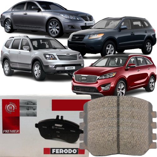 Pastilha De Freio Dianteira Ferodo Genesis Santa Fé Sorento