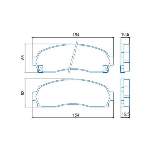 Pastilha De Freio Dianteira Jurid Ford Ranger Explorer 4x4