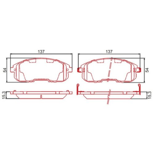 Pastilha De Freio Dianteiro Cerâmica Ferodo 350z Sentra Sx4