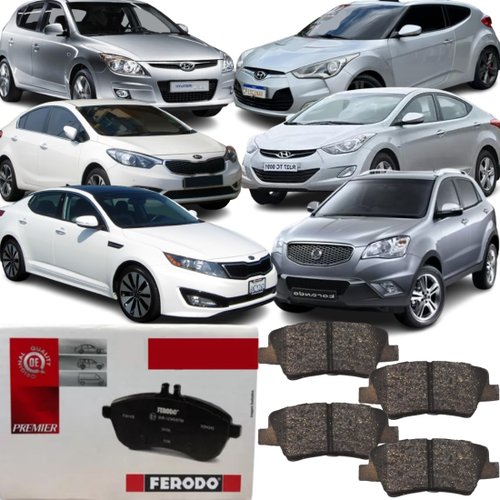 Pastilha De Freio Dianteiro Cerâmica Hqf2313ac Hyundai Kia