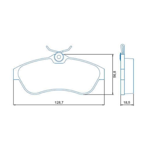 Pastilha De Freio Dianteiro Jurid Citroen C3 2002 A 2015