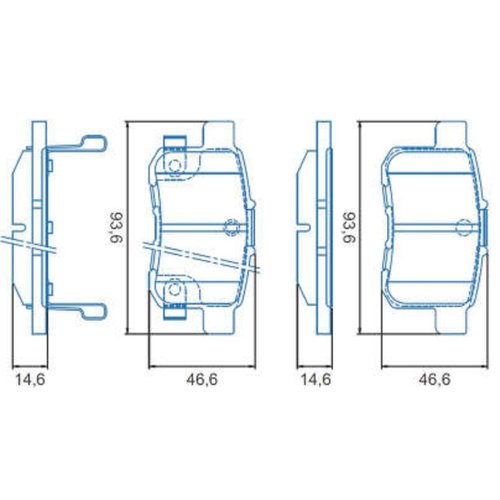 Pastilha De Freio Dianteiro Jurid Honda Civic 1998 A 2011