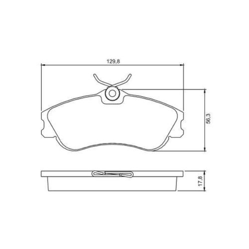 Pastilha De Freio Dianteiro Jurid Para Citroen Peugeot 