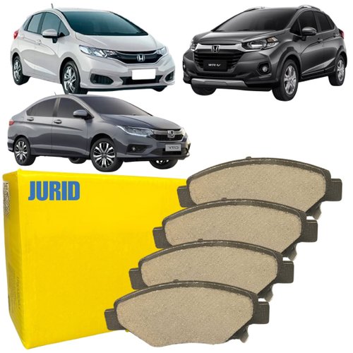 Pastilha De Freio Dianteiro Jurid Para Honda Fit City Wrv