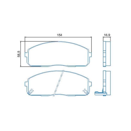 Pastilha De Freio Dianteiro Jurid Para Hyundai Hr 2.5
