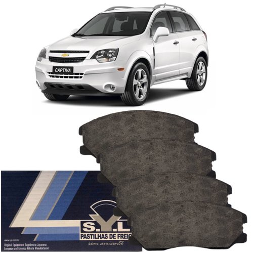 Pastilha De Freio Dianteiro S.y.l Chevrolet Captiva