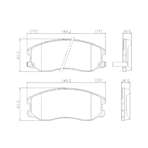 Pastilha De Freio Dianteiro S.y.l Chevrolet Captiva