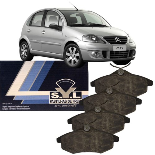 Pastilha De Freio Dianteiro S.y.l Citroen C3 1.4 8v Pastilha De Freio Dianteiro S.y.l Citroen C3 1.4 8v