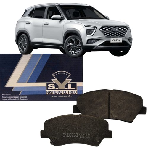 Pastilha De Freio Dianteiro S.y.l Hyundai Creta