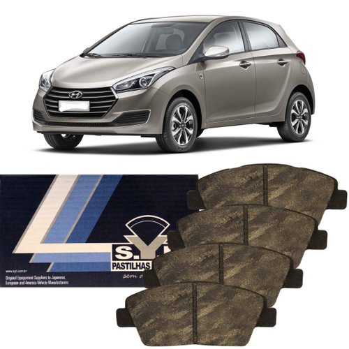 Pastilha De Freio Dianteiro S.y.l Hyundai Hb20 1.0 12v Pastilha De Freio Dianteiro S.y.l Hyundai Hb20 1.0 12v