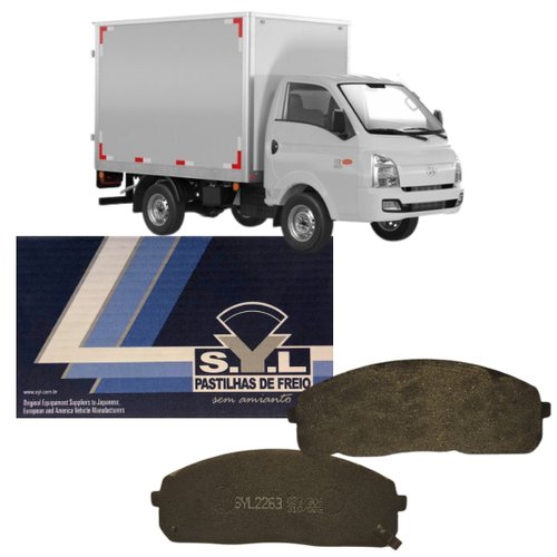 Pastilha De Freio Dianteiro S.y.l Hyundai Hr 2.5 2006 A 2024
