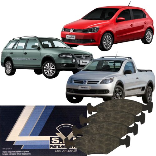 Pastilha De Freio Dianteiro S.y.l Volkswagen Gol, Parati