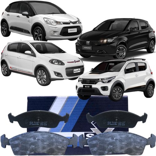 Pastilha De Freio Dianteiro Syl Argo Mobi C3 E Peugeot 208