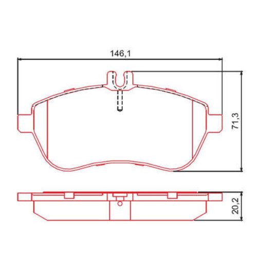Pastilha De Freio Dianteiro Syl Mercedes Benz C180 C200 C300