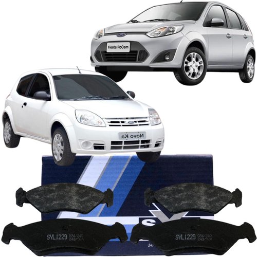 Pastilha De Freio Dianteiro Syl Para Ford Fiesta E Ford Ka