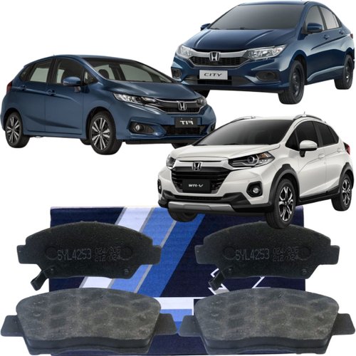 Pastilha De Freio Dianteiro Syl Para Honda City Fit E Wr-v