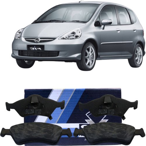 Pastilha De Freio Dianteiro Syl Para Honda Fit 2003 A 2008