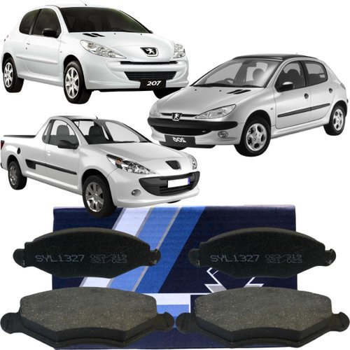 Pastilha De Freio Dianteiro Syl Peugeot 206 207 E Hoggar