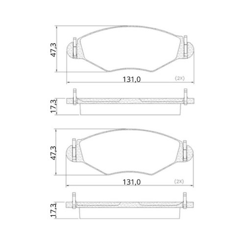 Pastilha De Freio Dianteiro Syl Peugeot 206 207 E Hoggar
