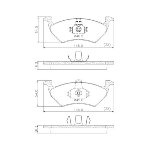 Pastilha De Freio Dianteiro Syl Volkswagen Up 2014 A 2019