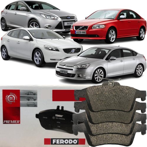 Pastilha De Freio Traseira Cerâmica Ferodo Hqf-2263c Pastilha De Freio Traseira Cerâmica Ferodo Hqf-2263c