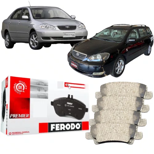 Pastilha De Freio Traseira Ferodo Para Toyota Corolla Filder
