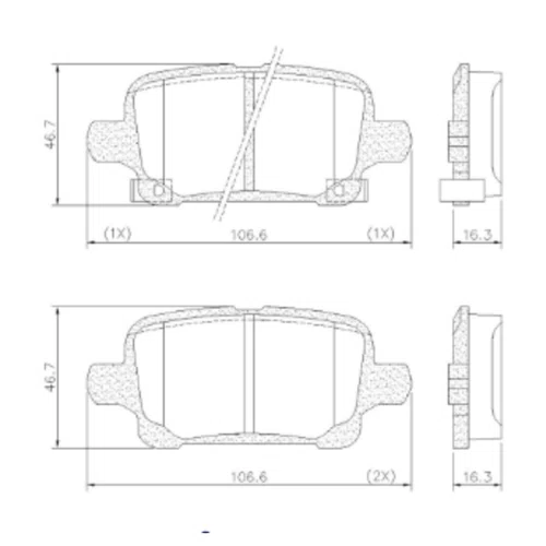 Pastilha De Freio Traseiro Cerâmica Frasle Gm Cruze Equinox