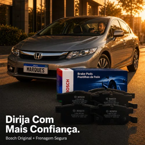 Pastilha De Freio Traseiro Civic 1.6 G6 Civic 1.8 2.0 G8 G9