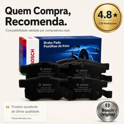 Pastilha De Freio Traseiro Civic 1.6 G6 Civic 1.8 2.0 G8 G9