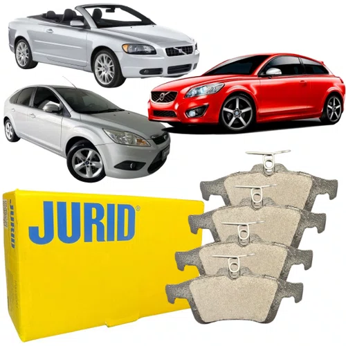 Pastilha De Freio Traseiro Jurid Hqj2263 Para Ford E Volvo