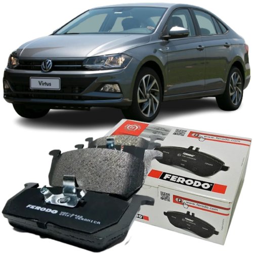 Pastilha Freio Cerâmica Audi A1 Vw Nivus Polo T-cross Virtus