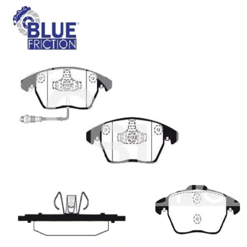 Pastilha Freio Dianteira Cerâmica Blue Friction Q3 Jetta