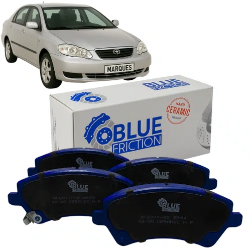 Pastilha Freio Dianteira De Cerâmica Blue Friction Corolla