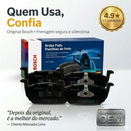 PASTILHA FREIO DIANTEIRO