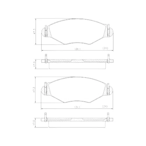 Pastilha Freio Dianteiro Syl Citroen C5 1.8, 2.0 2001 A 2008