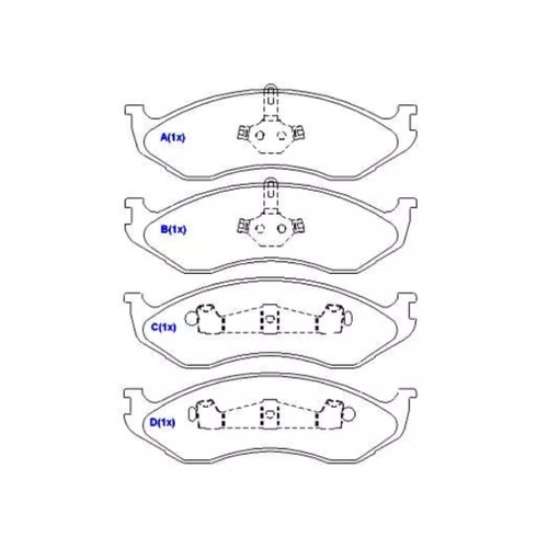 Pastilha Freio Dianteiro Syl Jeep Cherokee E Grand Cherokee