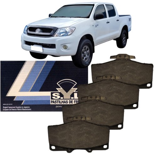 Pastilha Freio Dianteiro Syl Toyota Hilux 2.4 2.5 2.7 2.8
