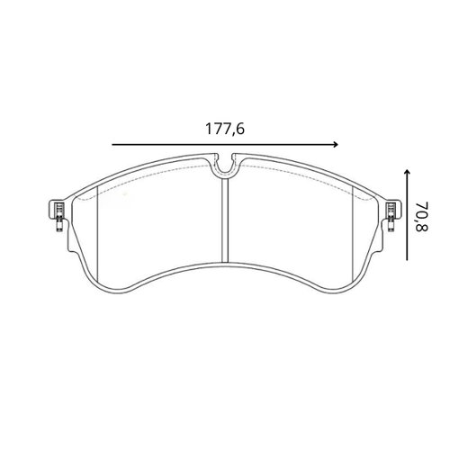 Pastilha Freio Dianteiro Syl Volkswagen Delivery 2018 A 2024