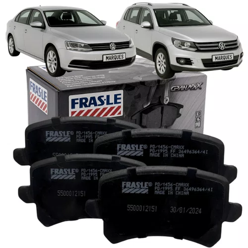 Pastilha Freio Traseiro Cerâmica Jetta Passat Tiguan 10 A 16