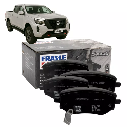 Pastilha Freio Traseiro Cerâmica Nissan Frontier 2022 A 2025