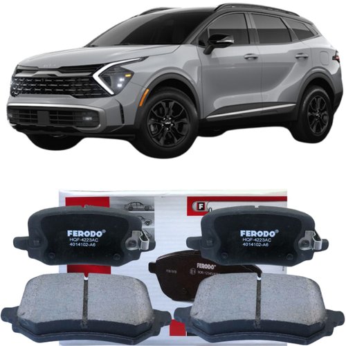 Pastilha Freio Traseiro Cerâmica Para Sportage 2022 A 2025