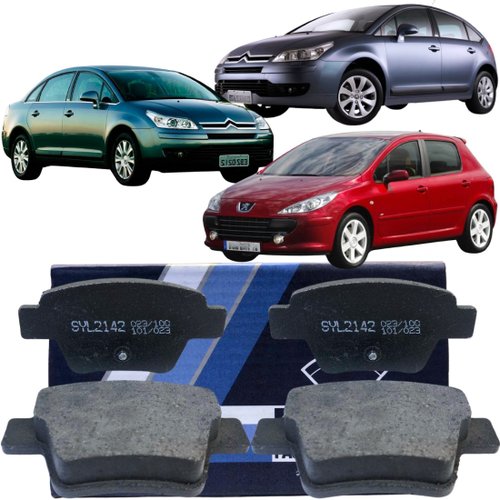 Pastilha Freio Traseiro Syl Citroen C4 Pallas E Peugeot 307