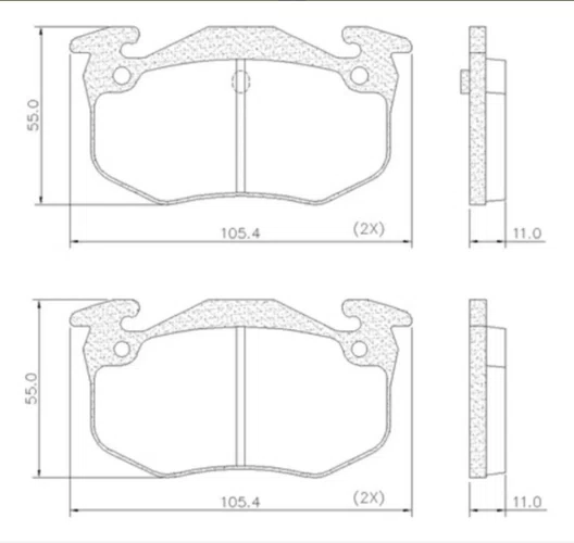 Pastilha Freio Traseiro Syl Citroen Xsara Zx Peugeot 207 306