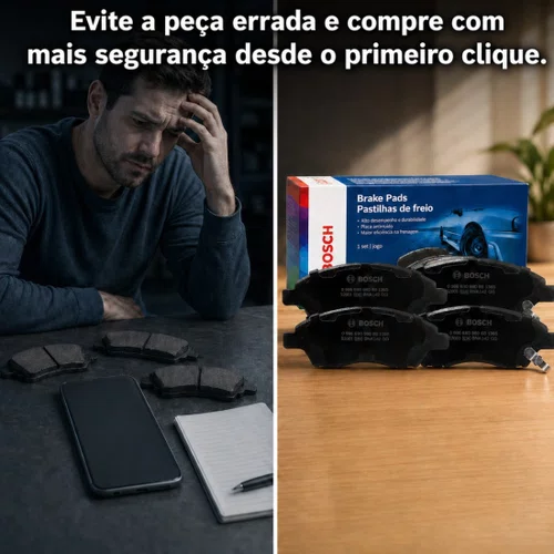 Pastilhas Freio Dianteiro March Versa 2011 A 2019 Bosch Jogo