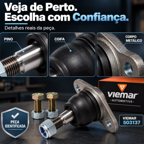 Pivo De Suspensão Superior Viemar Opala Caravan 1975 A 1992